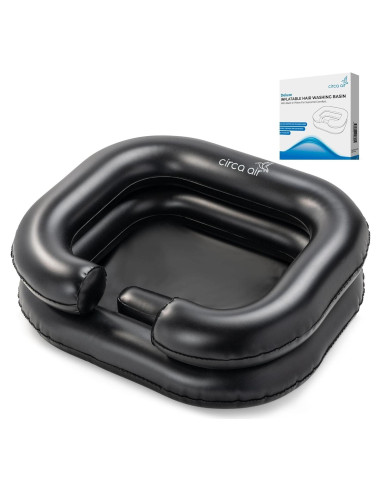 Basin de Lavado de Cabello Inflable Circa Air - Negro 62x50cm