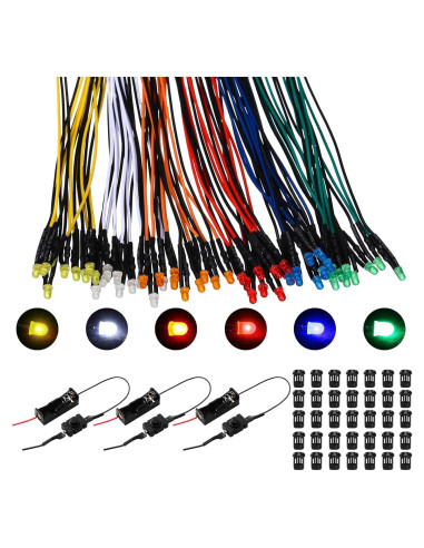 Kit de Luces LED 12V Saysurey 63 Pcs para Manualidades