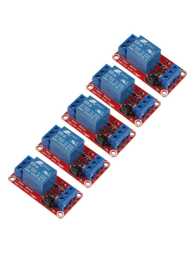 Módulo de Relé 1 Canal AOICRIE 12V con Aislamiento Optoacoplador