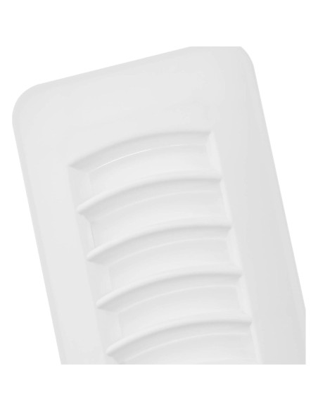 Registro de Piso de Plástico Imperial RG1471 Blanco 30.5x12 cm Registro de Piso de Plástico Imperial RG1471 Blanco 30.5x12 cm