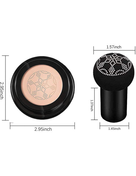 Crema CC Hidratante Npatien con Esponja de Hongo 15g - Marfil Crema CC Hidratante Npatien con Esponja de Hongo 15g - Marfil