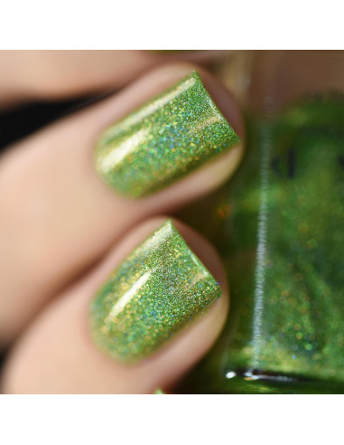 Esmalte de Uñas Holográfico Verde Lima ILNP 1UP 12ml