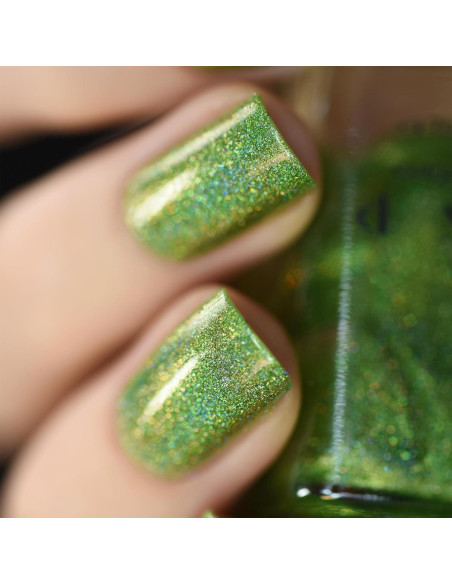 Esmalte de Uñas Holográfico Verde Lima ILNP 1UP 12ml Esmalte de Uñas Holográfico Verde Lima ILNP 1UP 12ml