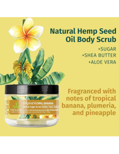Exfoliante Corporal HEMPZ Floral y Plátano - 216.5 ml 2