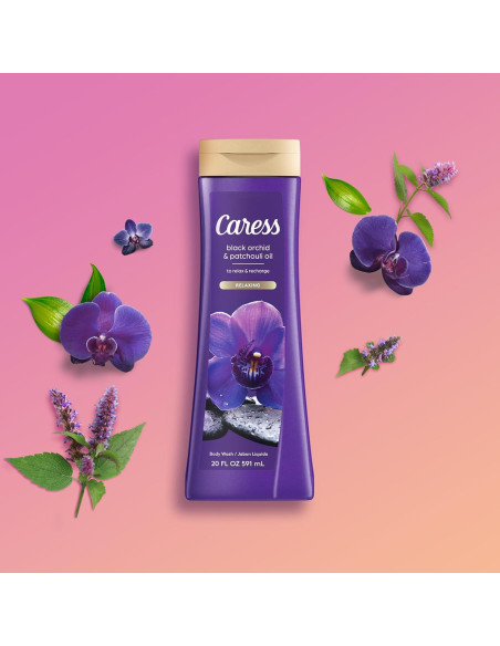 Jabón de Cuerpo Caress Orquídea Negra y Pachulí 591 ml (2 unidades) Jabón de Cuerpo Caress Orquídea Negra y Pachulí 591 ml (2 unidades)
