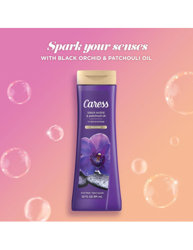 Jabón de Cuerpo Caress Orquídea Negra y Pachulí 591 ml (2 unidades)