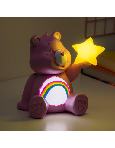 Luz Nocturna LED Cheer Bear Paladone - Decoración Multicolor