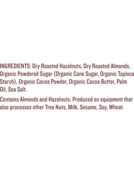 Mantequilla de Avellana y Almendra Justin 454g Cacao Orgánico Mantequilla de Avellana y Almendra Justin 454g Cacao Orgánico