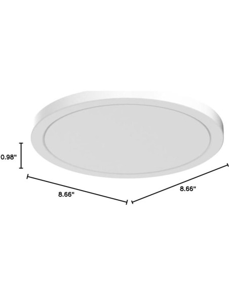 Luz de Techo LED Empotrada BLNAN 23 cm 18W 3000K/4000K/5000K