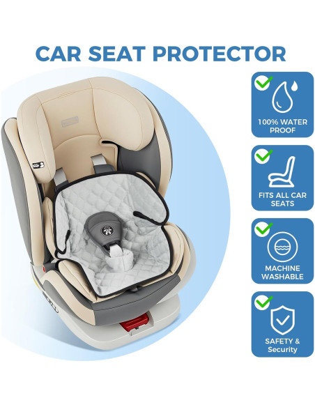Protector de Asiento de Coche Fexnium WK Impermeable Gris Protector de Asiento de Coche Fexnium WK Impermeable Gris
