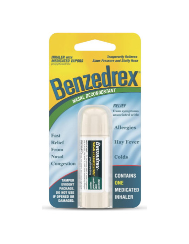 Inhalador Descongestionante Nasal Benzedrex 1 Unidad