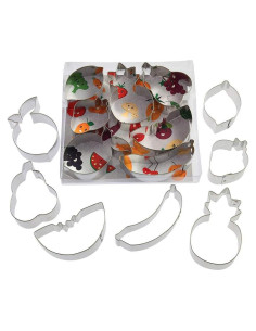 Juego de Cortadores de Galletas Foose 7 Piezas Acero Galvanizado