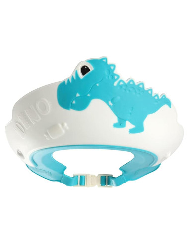 Gorro de Ducha para Bebé Thcbme Dinosaurio Azul Ajustable