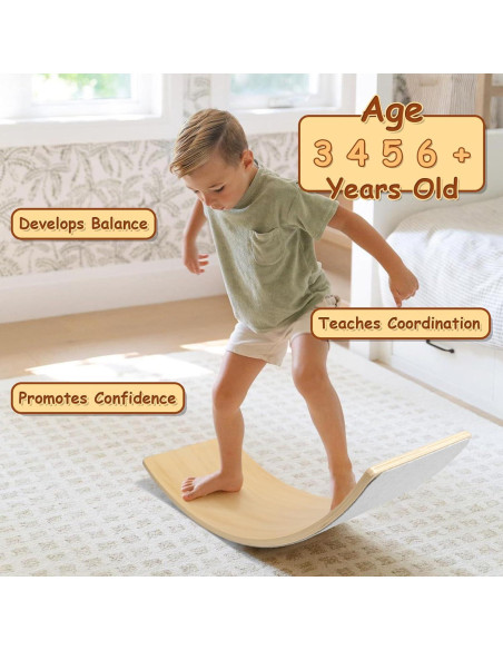 Tabla de Equilibrio Wobble Gentle Monster Madera 89 cm Azul Tabla de Equilibrio Wobble Gentle Monster Madera 89 cm Azul