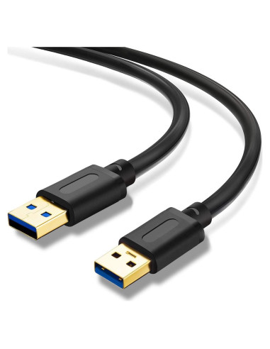 Cable USB 3.0 Macho a Macho 0.3M Jelly Tang Baño de Oro