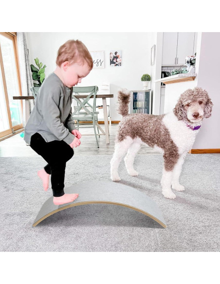 Tabla de Equilibrio Wobble Gentle Monster Madera 89 cm Azul Tabla de Equilibrio Wobble Gentle Monster Madera 89 cm Azul