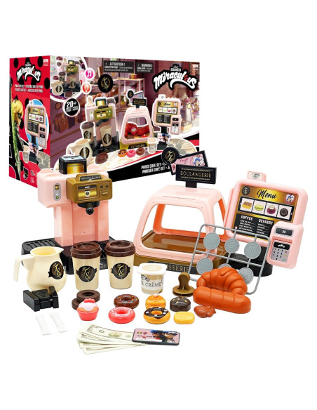 Juego de Café Miraculous Ladybug - Máquina y Accesorios 41 Pzs Juego de Café Miraculous Ladybug - Máquina y Accesorios 41 Pzs