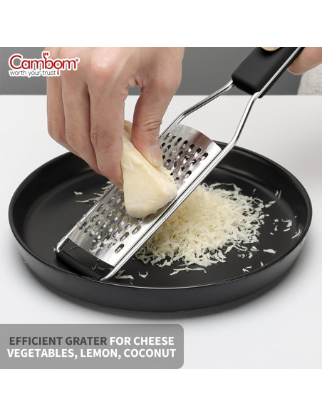 Rallador de Queso Cambom Acero Inoxidable Cuchilla Gruesa Rallador de Queso Cambom Acero Inoxidable Cuchilla Gruesa