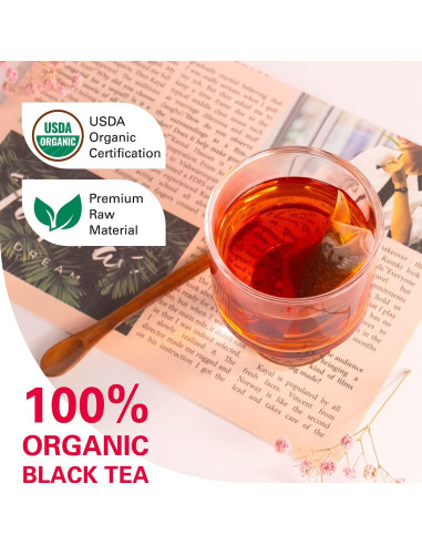 Té Negro Orgánico WT WEETEE 100 Bolsitas Antioxidante