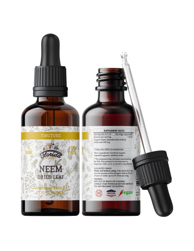 Tintura de Neem Orgánica Florida Herbs 59.15 ml - Extracto Puro