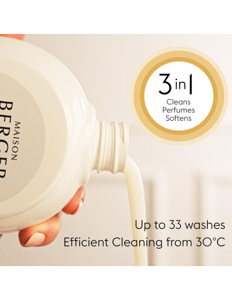 Detergente Lavado de Ropa 3-en-1 Maison Berger 1L - Aroma Hogar Dulce Hogar Detergente Lavado de Ropa 3-en-1 Maison Berger 1L - Aroma Hogar Dulce Hogar