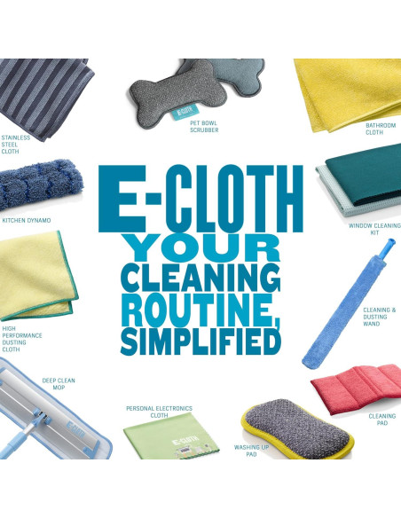 E-Cloth Mini Mop de Limpieza Profunda Microfibra 1.52m E-Cloth Mini Mop de Limpieza Profunda Microfibra 1.52m