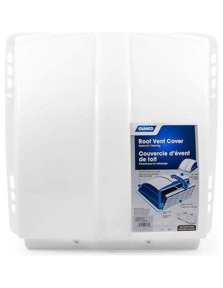 Cubierta de Ventilación de Techo Camco 40431 Blanca 49x48 cm Cubierta de Ventilación de Techo Camco 40431 Blanca 49x48 cm