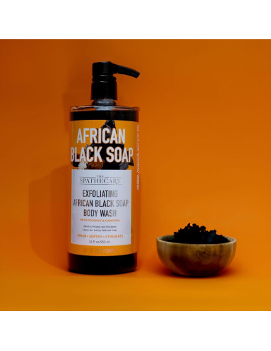 Jabón Negro Africano G2 Beauty 907g Exfoliante Coco Carbón