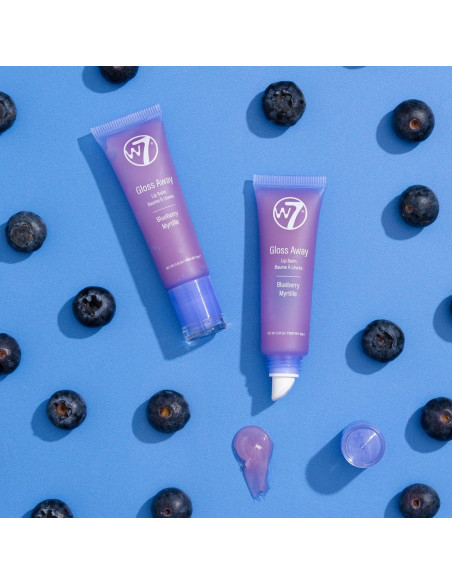 Bálsamo Labial W7 Gloss Away - Set de 2 Piezas - Arándano Bálsamo Labial W7 Gloss Away - Set de 2 Piezas - Arándano