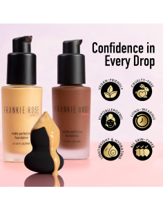Fundación Mate Frankie Rose 30 ml - Cobertura Completa Ángel 2