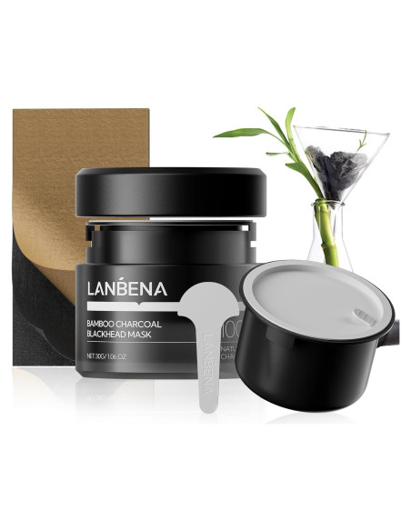 Tiras de Poro LANBENA 3.0 Carbón de Bambú - Limpieza Facial Tiras de Poro LANBENA 3.0 Carbón de Bambú - Limpieza Facial