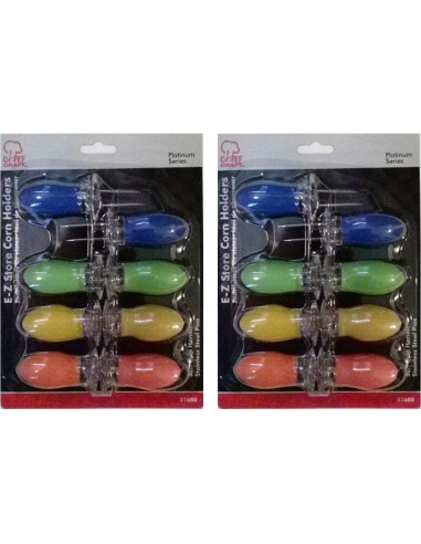 Soporte de Maíz Jumbo Chef Craft - 12 Piezas Multicolor