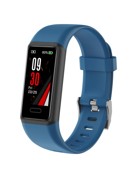 Rastreador de Fitness Cloudpoem S3 Azul con Monitor Cardíaco IP68 Rastreador de Fitness Cloudpoem S3 Azul con Monitor Cardíaco IP68