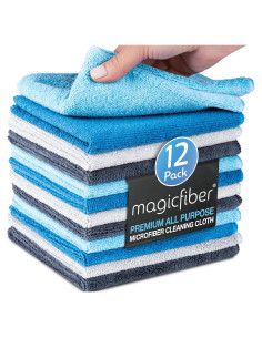 Paño de limpieza de microfibra MagicFiber - Paquete de 12