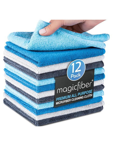 Paño de limpieza de microfibra MagicFiber - Paquete de 12 Paño de limpieza de microfibra MagicFiber - Paquete de 12