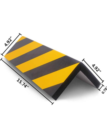 Protector de Pared de Garaje GUEQUITLEX Amarillo 2 Piezas Protector de Pared de Garaje GUEQUITLEX Amarillo 2 Piezas