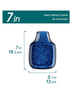 Soporte para Cucharas vancasso Cerámica Azul 17.8 cm Apto Lavavajillas 2