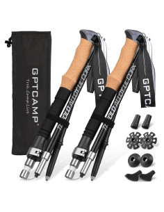 Bastones de Senderismo GPTCAMP TPZ-1 Plegables 115-135cm