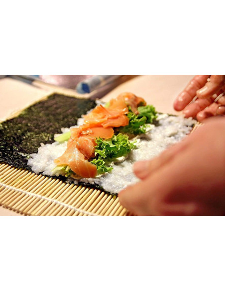 Set de 6 Esteras de Sushi de Bambú Carbonizado BambooMN 24.1 cm Set de 6 Esteras de Sushi de Bambú Carbonizado BambooMN 24.1 cm