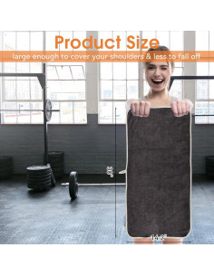 Paquete de 3 Toallas de Gimnasio Hoiny Microfibra 76x36 cm 2