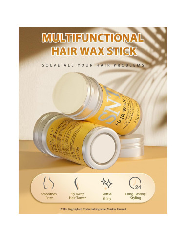 Stick de Cera para Cabello Samnyte 79.83 ml - Control Frizz