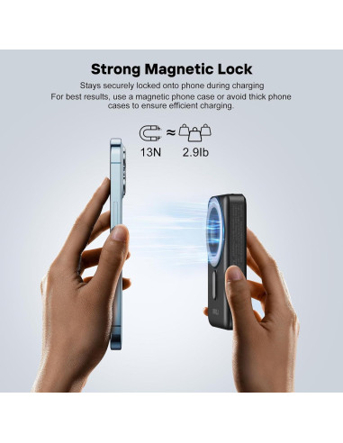 Cargador Portátil Inalámbrico WIXLI T18 10000mAh Carga Rápida