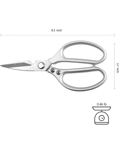 Tijeras de Cocina WAK 21.6 cm Acero Inoxidable Multifuncionales