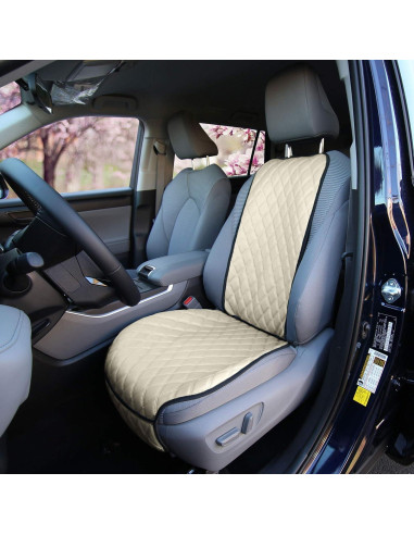 Funda de Asiento de Coche FH Group Beige - 2 Fundas Impermeables