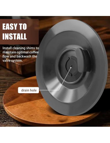 Disco de Limpieza para Espresso Backflush SMLBJUTE 54mm - 2 Piezas