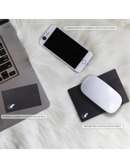 Alfombrilla de Ratón Adhesiva Gecko - Paquete de 10 - Microfibra Alfombrilla de Ratón Adhesiva Gecko - Paquete de 10 - Microfibra