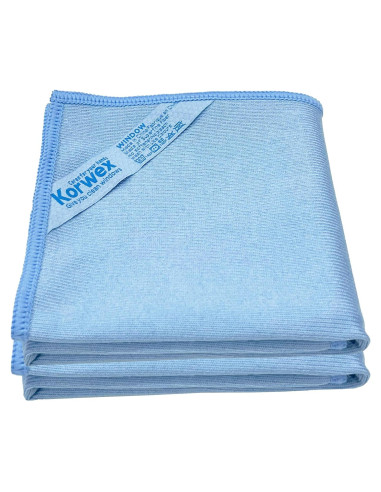 Paño de Limpieza de Ventanas Longmann Microfibra Azul (2 Unidades)