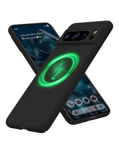 Funda Slim Magnética para Google Pixel 8 Pro 2023 - Negro