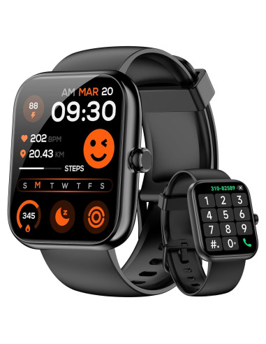 Reloj Inteligente Mikego IDW25 con Alexa, Pantalla 4.65 cm, IP68