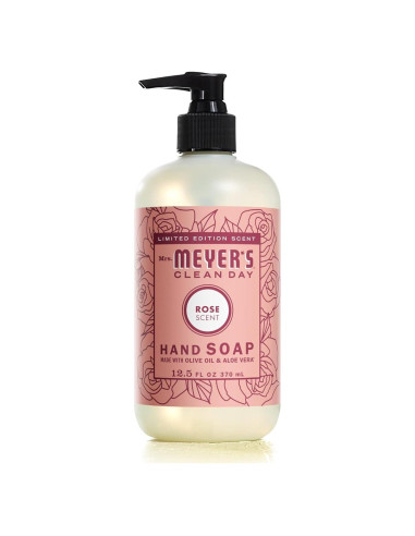 Jabón de Manos Mrs. Meyer's Clean Day Rosa 370 ml